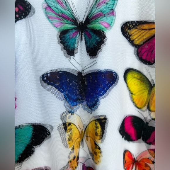 Holographic butterfly kids t-shirt from Spain. Worn once! - Picture 3 of 5